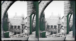 Vue d'ensemble de la ville et de l'église Notre-Dame de Sées (Orne).
