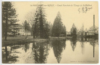 Saint-Philbert-sur-Risle. Canal d'arrivée du Tissage de St-Philibert.
