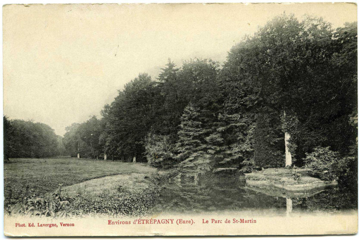 Etrépagny. Environs d'Etrepagny. - Le Parc de St-Martin.