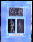 "Histoire générale du diocèse d'Évreux du chanoine Bonnenfant tome I, planche XXX haut-relief de l'église Notre-Dame des Andelys (Eure), Saint-André de Louversey (Eure), Saint-Sylvestre de La Haye-Saint-Sylvestre (Eure).