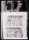Miniature représentant la scène du Jugement Dernier à la cathédrale Saint-Étienne de Bourges (Cher).