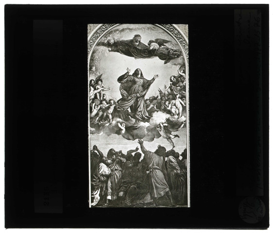 Académie des Beaux Arts de Venise (Italie), tableau de Le Titien « l'Assomption de la Vierge ».