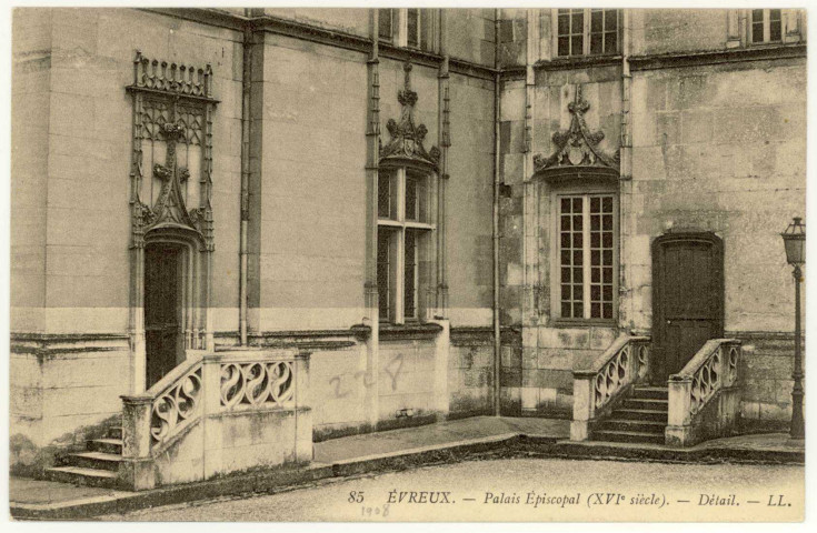 Evreux-Ville. Palais Episcopal (XVIe siècle) - Détail.