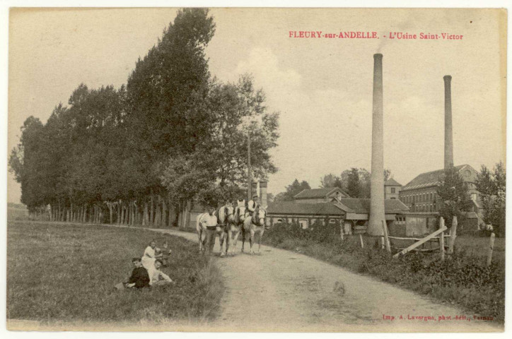 Fleury-sur-Andelle. L'Usine Saint-Victor.