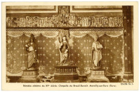Marcilly-sur-Eure. Retable albâtre du XVe siècle. Chapelle du Breuil-Benoît.