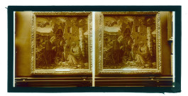 Tableau « la Nativité » par Fra Diamante, exposé au musée du Louvre de Paris (Seine).