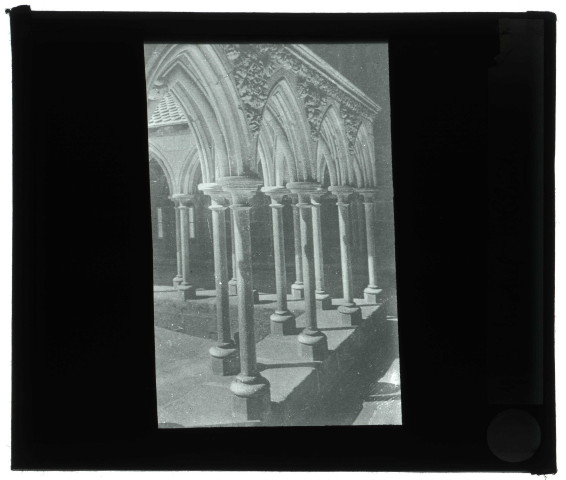 Abbaye du Mont-Saint-Michel (Manche), cloître.
