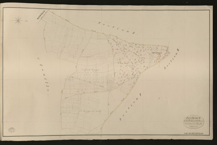Beuzeville. Section G _ des Bois Rimbert et de la Brierie _ 2e et dernière Feuille