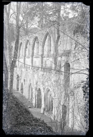 Ruines et vestiges de l'ancienne abbaye de Mortemer de Lisors (Eure).