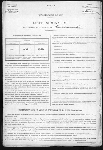 COURDEMANCHE 1906