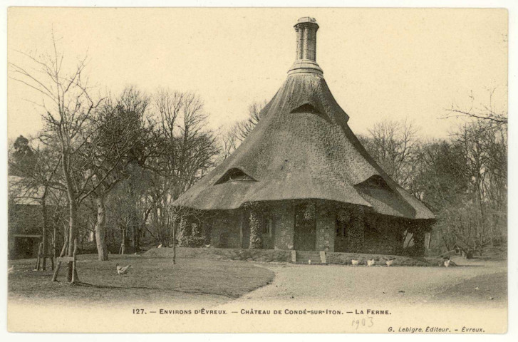 Condé-sur-Iton. La Ferme.