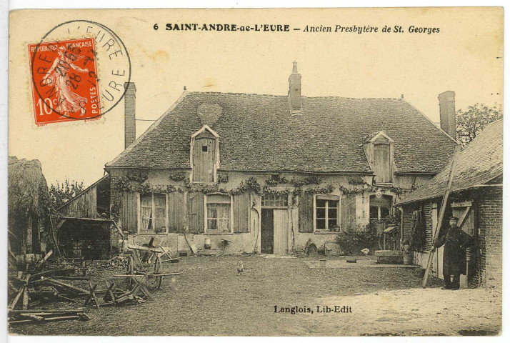 Saint-André-de-l'Eure. Ancien Presbytère de St. Georges.