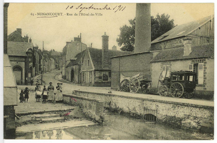 Nonancourt. Rue de l'Hôtel de Ville.