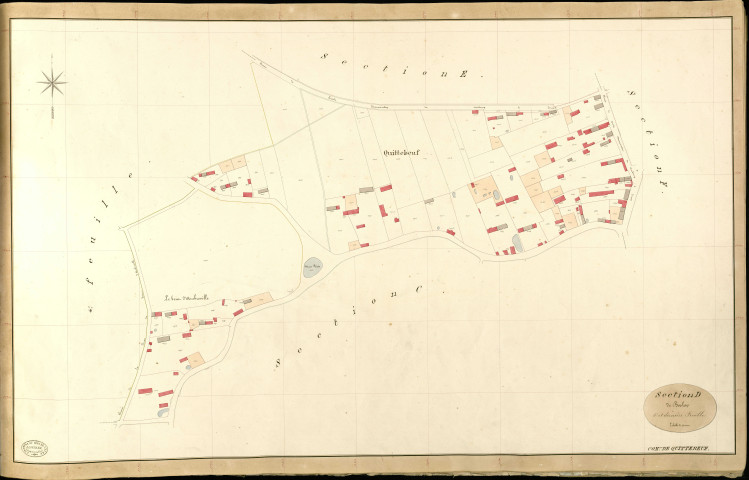 Quittebeuf. Section D _ de Boslon _ 5e et dernière Feuille