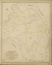 Cintray. Tableau d'assemblage _ du Plan Parcellaire de la Commune de Cintray _ Canton de Breteuil - Evreux - Eure. _ Terminé sur le Terrain en 1829 , sous l'administration de M. Le Vicomte Raymond Delaître , Préfet _ M. Roussel-Cintray, Maire _ sous la Direction de M.Boullenger, Directeur des Contributions directes _ M. Hautier, Géomètre en Chef. _ Par M. Folin, Géomètre de 1re classe.