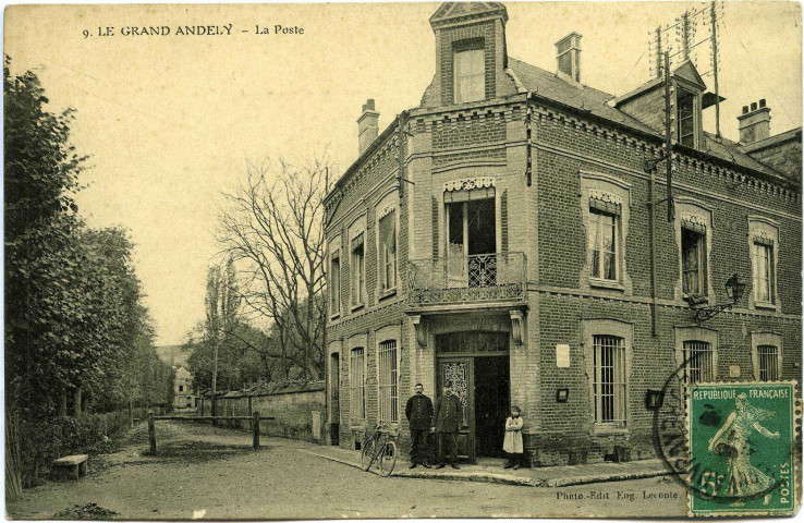 Andelys (Les). Grand Andely - La Poste.