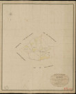 Marnières. Tableau d'assemblage _ du Plan Parcellaire de la Commune de Marnières _ Canton de Rugles - Evreux - Eure. _ Terminé sur le Terrain le 26 Avril 1835, sous l'administration de M. A Passy, Préfet _ M. Metton, Maire _ et sous la Direction de M. Marel, Directeur des Contributions directes _ M. Le Fébure, Géomètre en Chef. _ Par M. Renault, Géomètre de 1re classe.