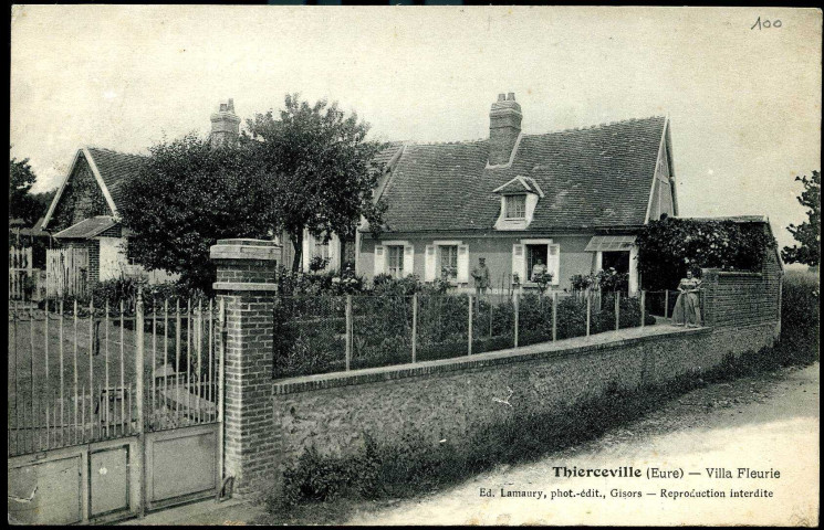 Bazincourt-sur-Epte. Thierceville - Villa Fleurie.
