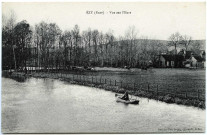 Ezy-sur-Eure. Vue sur l'Eure.