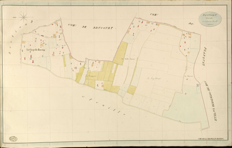 Chapelle-Hareng (La). Section C _ de la Lande _ 2e et dernière Feuille
