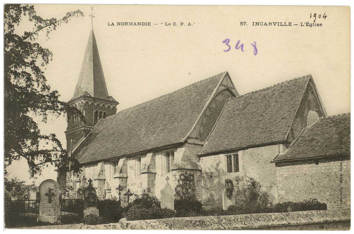 Incarville. L'Eglise.