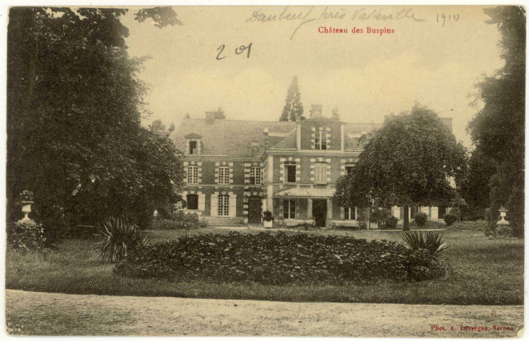 Daubeuf-près-Vatteville. Château des Buspins.