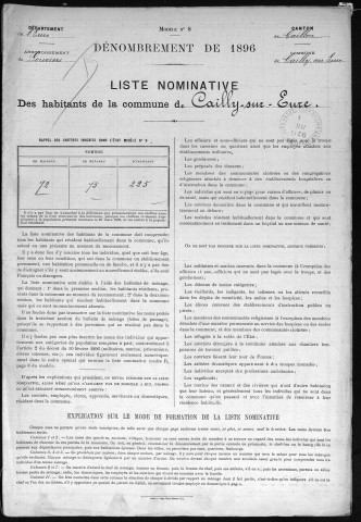 CAILLY 1896