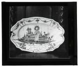 Musée de Bernay (Eure), plat en faïence représentant "Pierre Joseph Agron en 1781".