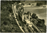 Douville-sur-Andelle. Vue aérienne de la Vallée de l'Andelle et des Ruines de la Filature.