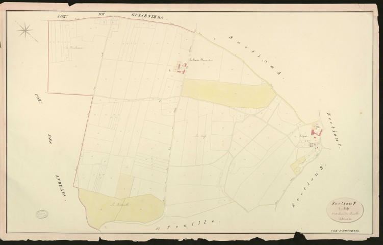 Hennezis. Section F _ des Fiefs _ 2e et dernière Feuille