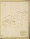 Troncq (Le). Tableau d'assemblage _ du Plan Parcellaire de la Commune du Troncq _ Canton de Neubourg - Louviers - Eure. _ Terminé sur le Terrain le 29 Décembre 1844, sous l'administration de M. Zédé, Préfet _ M. Fromont, Maire _ et sous la Direction de M. Garnier, Directeur des Contributions directes _ M. Le Fébure, Géomètre en Chef. _ Par M. Pizier, Géomètre de 1re classe.