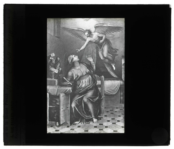 Tableau de Michel-Ange « L'Annonciation ».