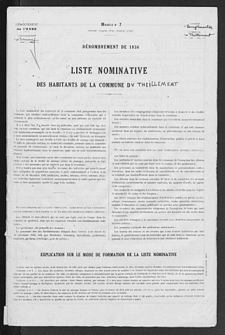 THEILLEMENT 1936