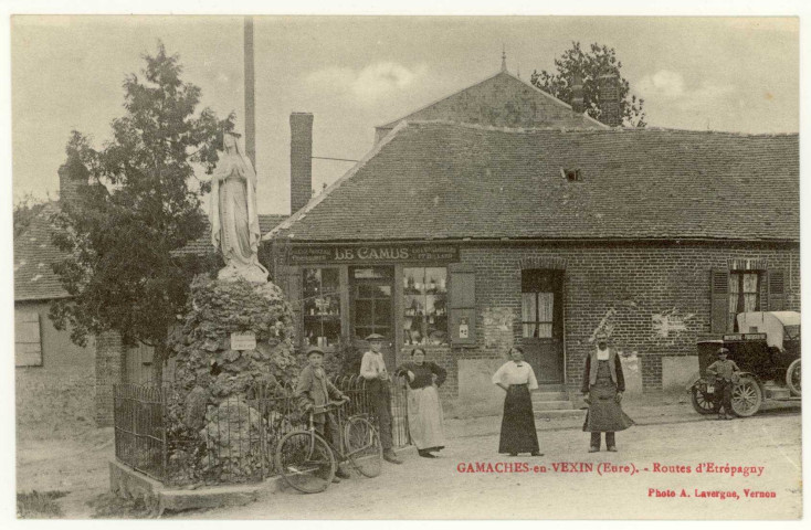 Gamaches-en-Vexin. Route d'Etrépagny.