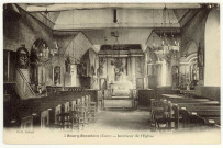 Bourg-Beaudoin. Intérieur de l'Eglise.