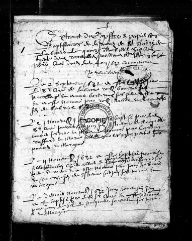 BMS (1632-1756)