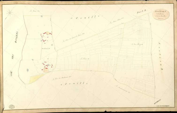 Nuisement (Le). Section C _ de Maubuisson _ 2e de 3 Feuilles