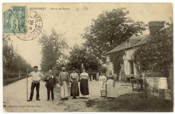 Bosrobert. Route de Rouen.