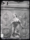 Église de Saint-Aubin-sur-Gaillon (Eure), statue d'un ange adorateur.