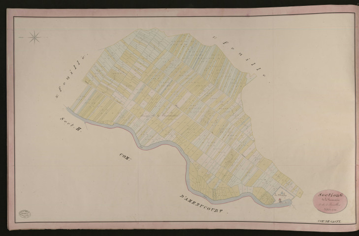 Gasny. Section G _ de la Vausonnière _ 2e de 3 Feuilles