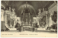 Drucourt. Intérieur de l'Eglise.