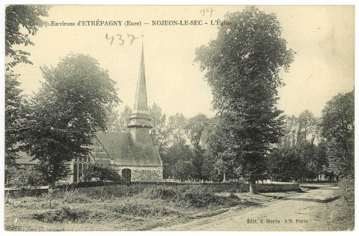 Nojeon-le-Sec. Environs d'Etrépagny (Eure) - Nojeon-le-Sec - L'Eglise.