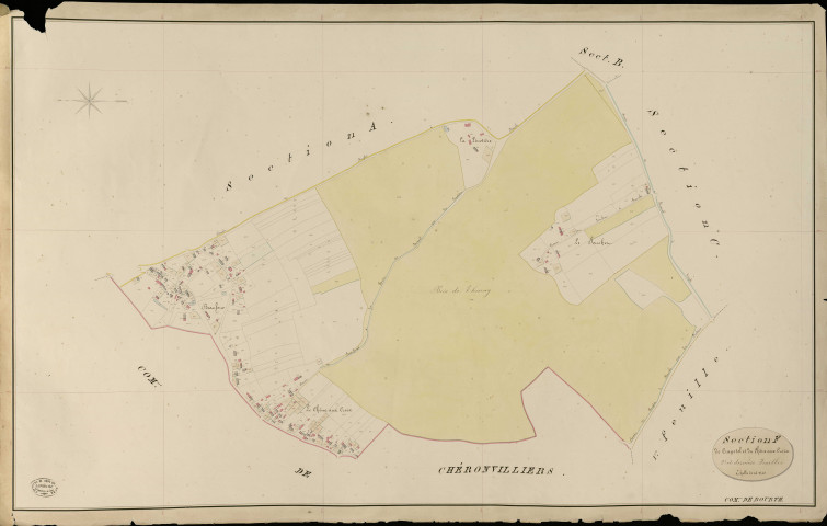 Bourth. Section F _ de Crapotel et du Chêne aux Croix _ 2e et dernière Feuille