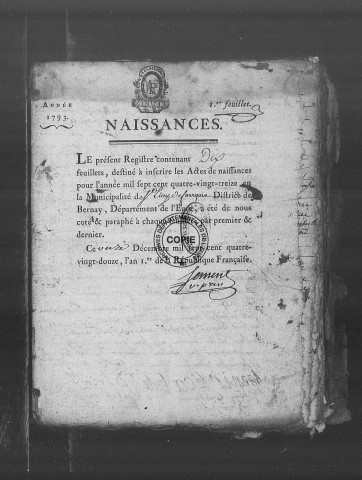 NMD (1793-an XI)