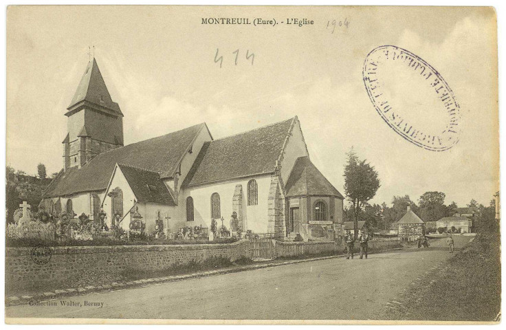 Montreuil-l'Argillé. L'Eglise.