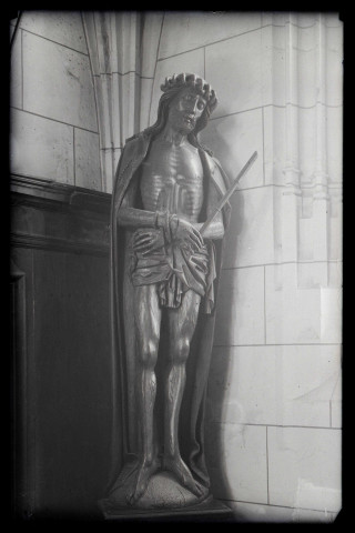 Statue de l'Ecce Homo de la collégiale Notre-Dame d'Écouis (Eure)