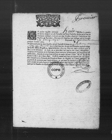 BMS (1700-1770)