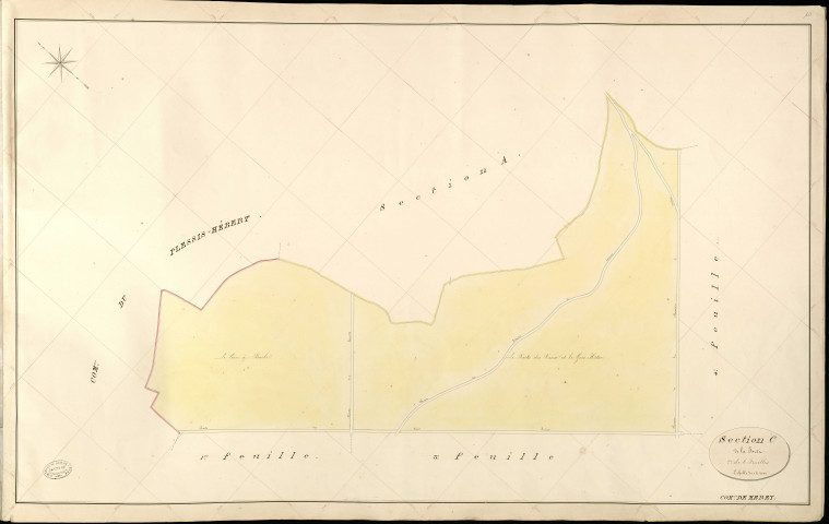 Mérey. Section C _ de la Forêt _ 2e de 6 Feuilles