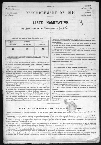 GOUVILLE 1926