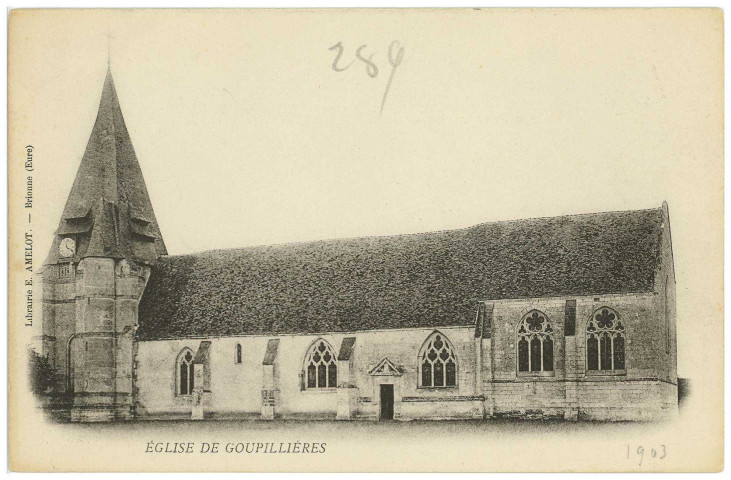 Goupillières. Eglise de Goupillières.
